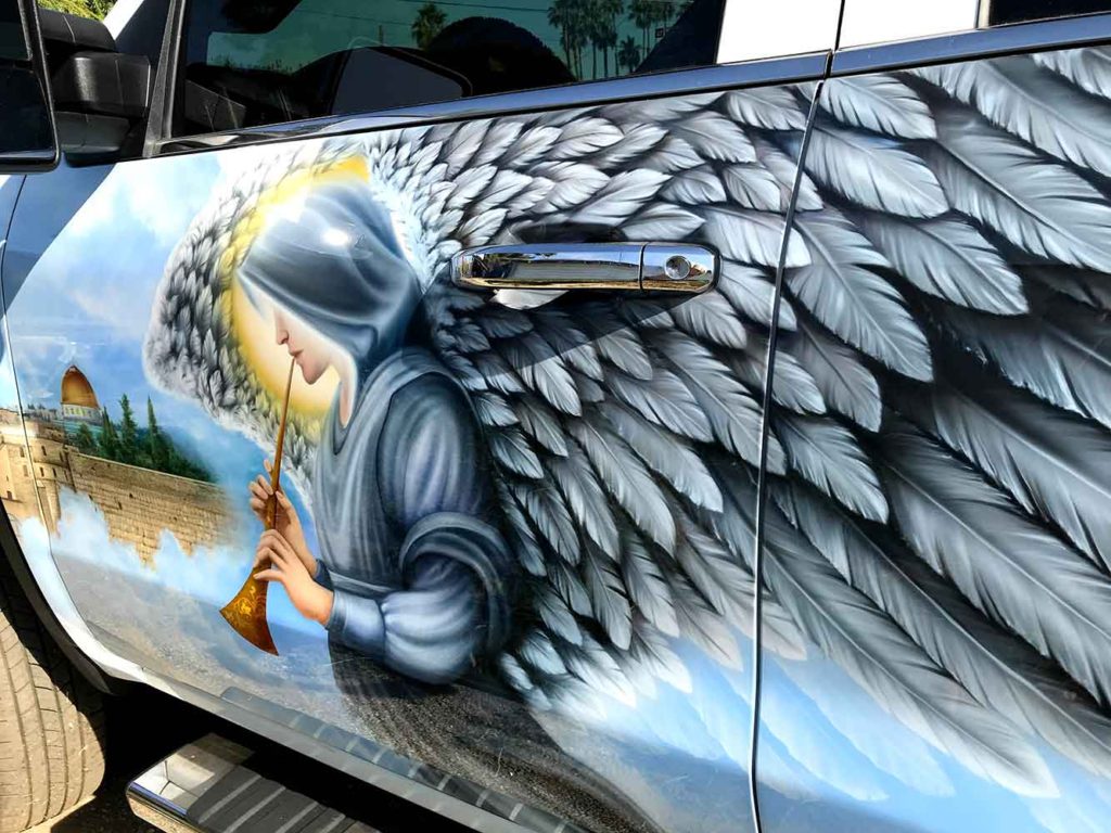 Custom Car Airbrush Art by Ira Cosmos